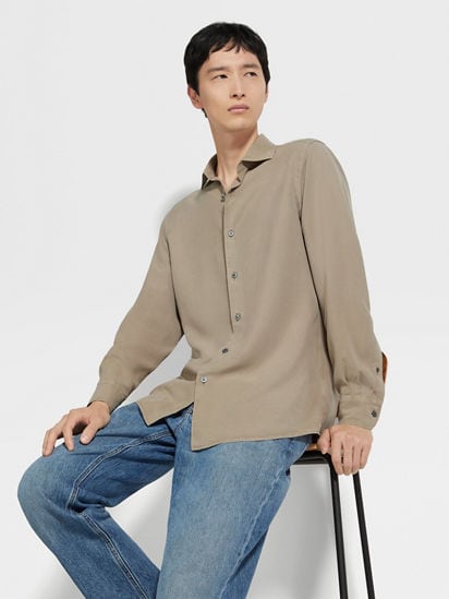 Silk Shirt SS25 33659131 | Zegna US Silk Shirt SS25 33659131 | Zegna US