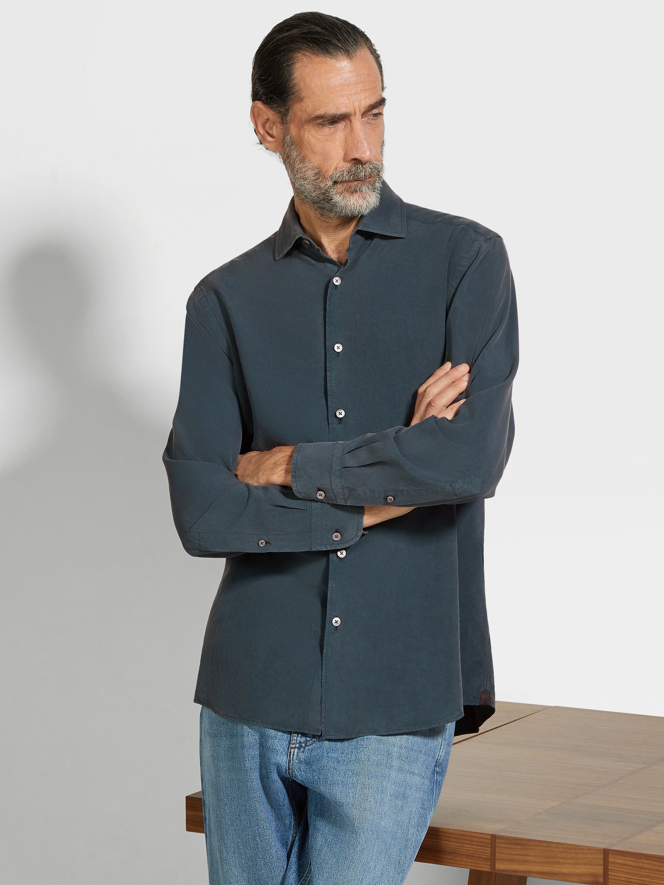 Silk Shirt Product detail photo #1