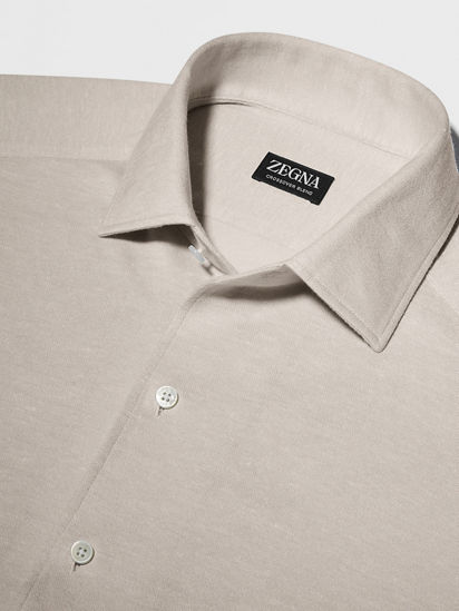 シルク＆リネン混紡シャツ SS25 33825060 | Zegna JP