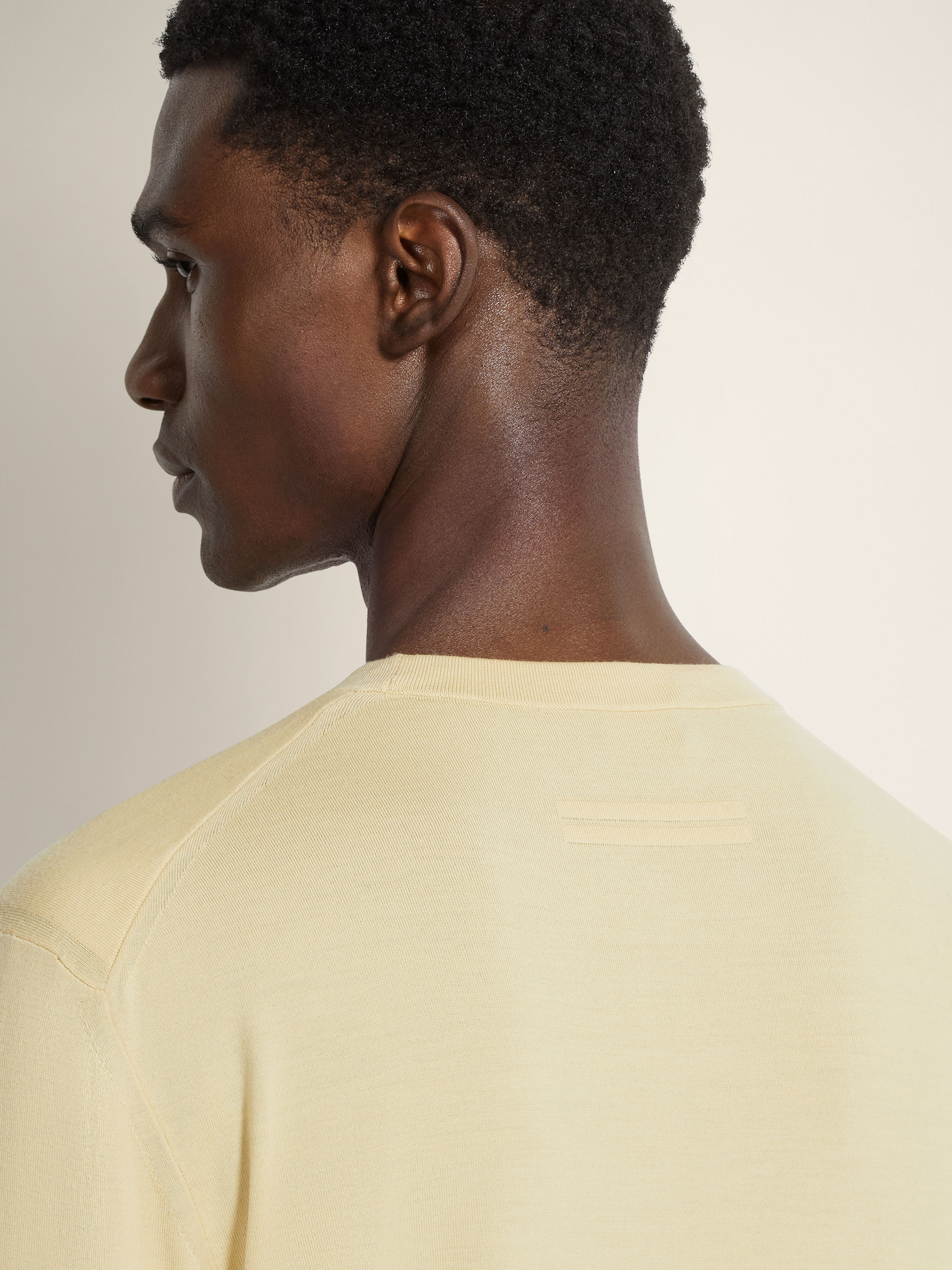 淡黄色 Vellus Aureum 圆领针织衫 产品细节图 #1
