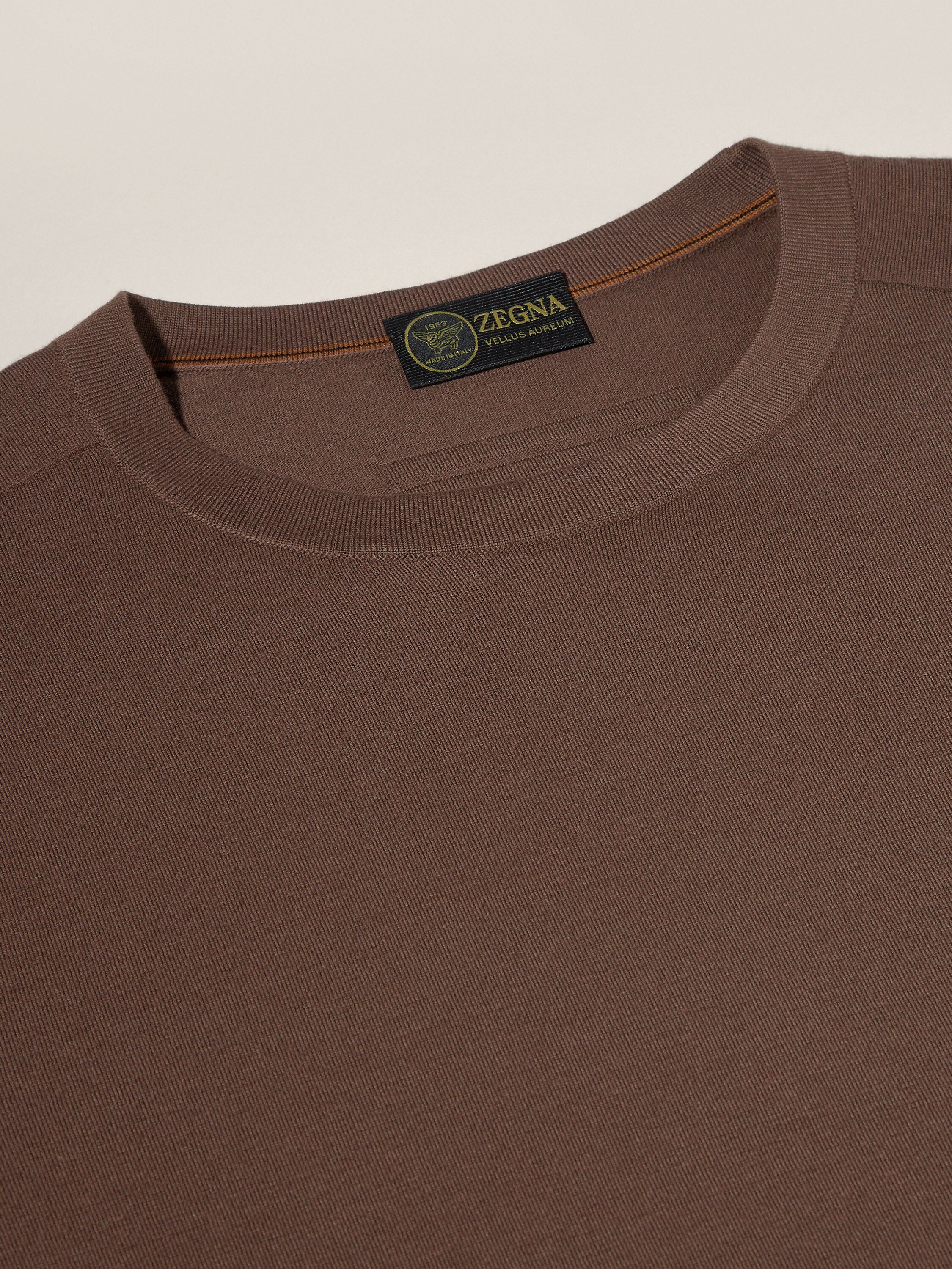 棕色 Vellus Aureum 圆领针织衫 产品细节图 #5