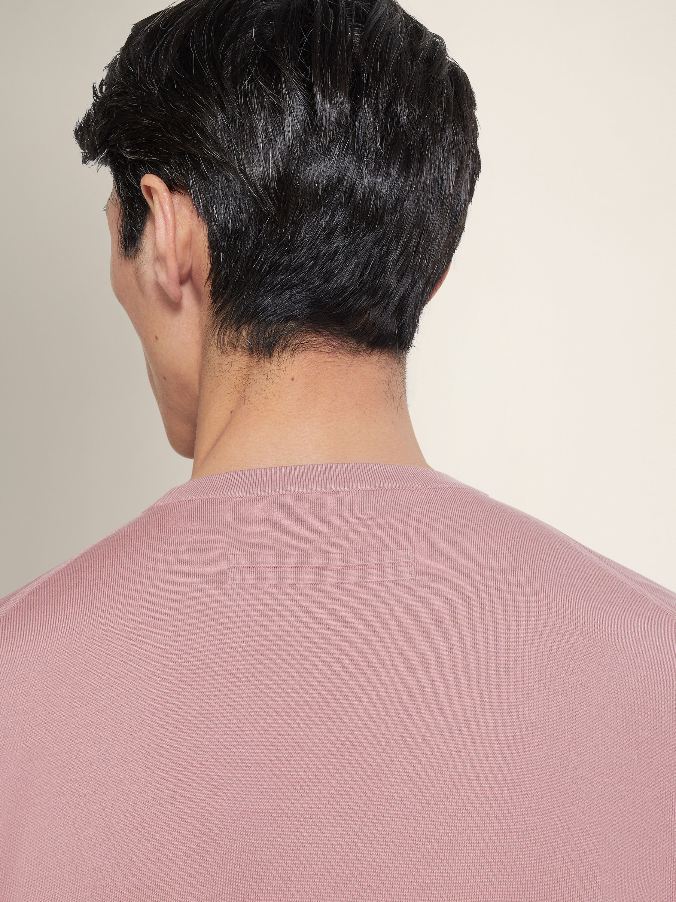 Pull Ras du Cou en Vellus Aureum Rose Clair Photo #1 de détail du produit