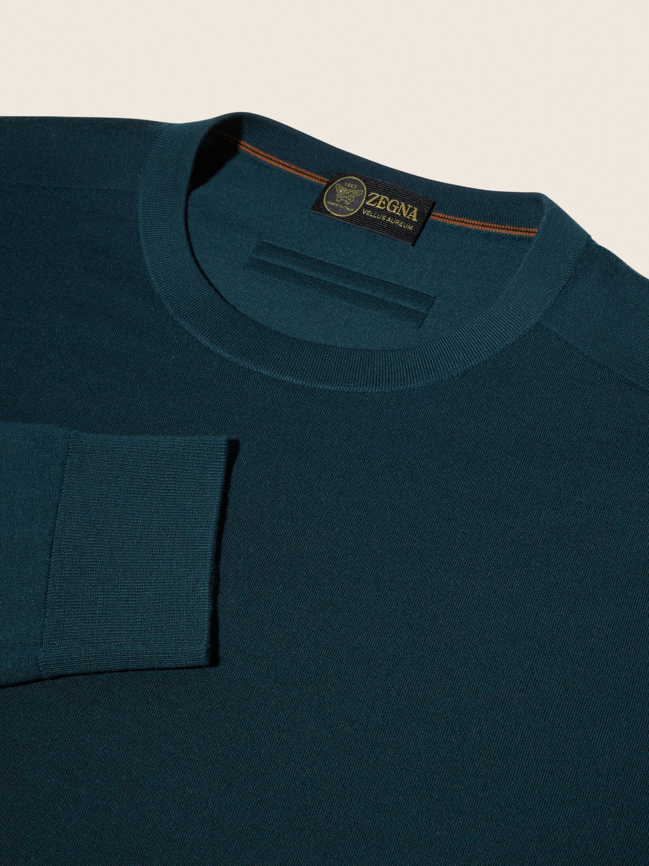 深绿色 Vellus Aureum 圆领针织衫 产品细节图 #5