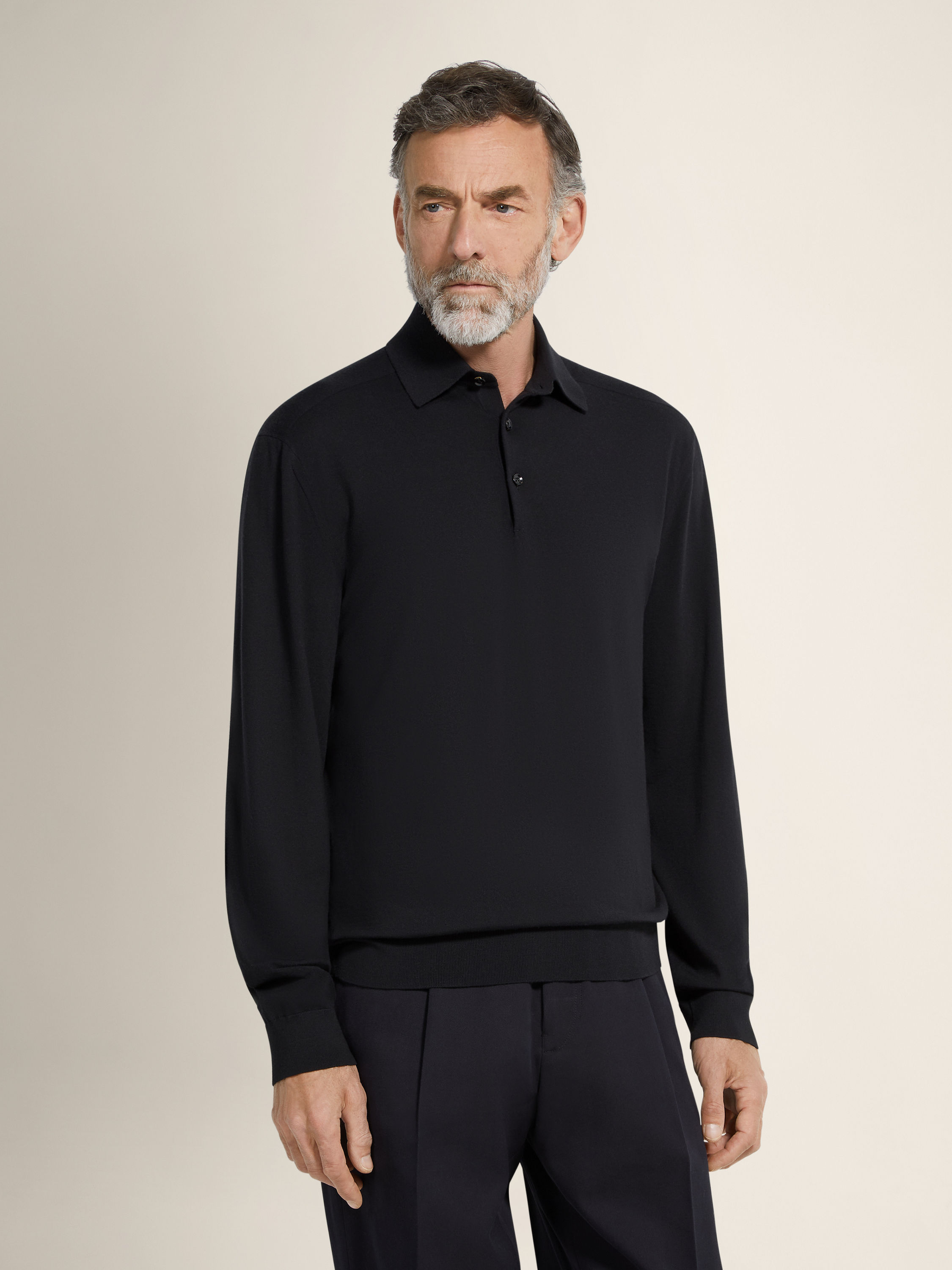 Black Vellus Aureum Polo Shirt Product detail photo #3