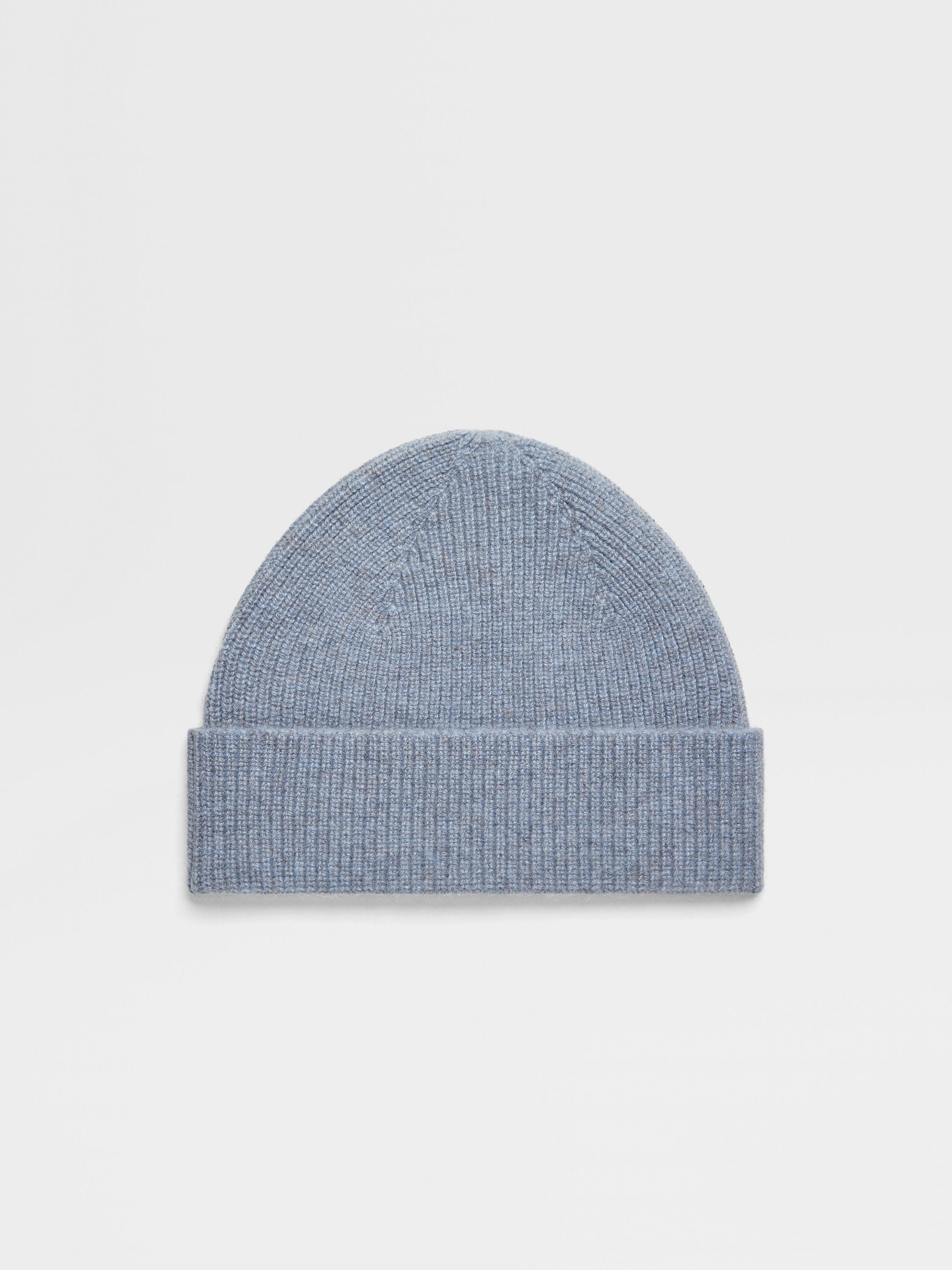 Berretto in Cashmere Celeste Multimélange Foto #1 di dettaglio del prodotto