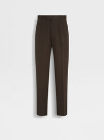 ワコマリア Zegna / STRAIGHT FIT TROUSERS M ZEGNA Straight-Leg Stretch-Cotton Twill Trousers for Men