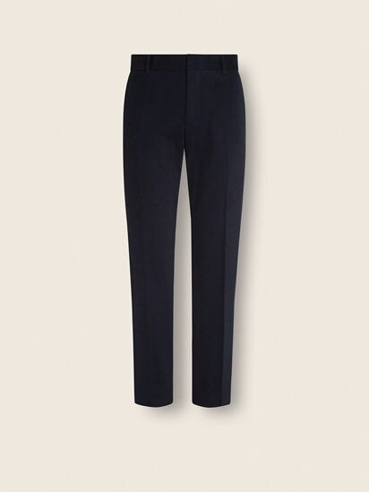 ネイビーブルー コットン&カシミヤパンツ FW26 35570689 | Zegna JP