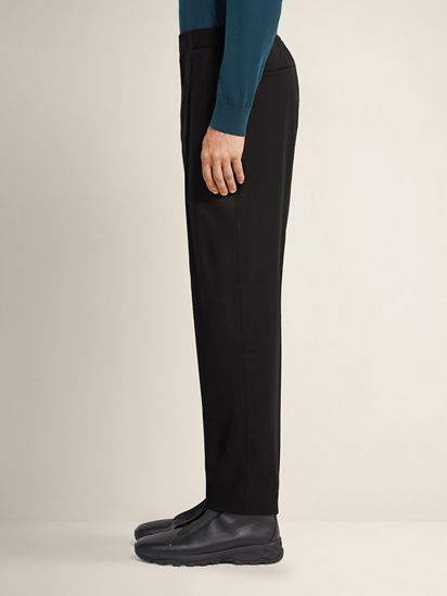 Black 15milmil15 Wool Silk and Cashmere Pants FW26 35570603 | Zegna ES
