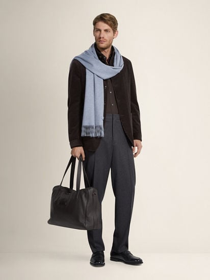 Ermenegildo Zegna 15 MILMIL 15 ジャケット・パンツ Dark Grey 15milmil15 Wool Silk and Cashmere Pants FW26 35570605