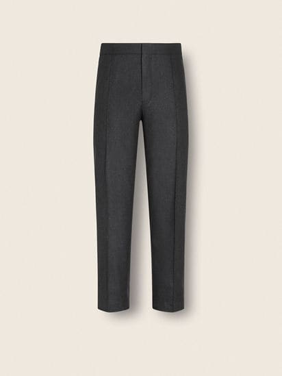 Dark Grey 15milmil15 Wool Silk and Cashmere Pants FW26 35570605