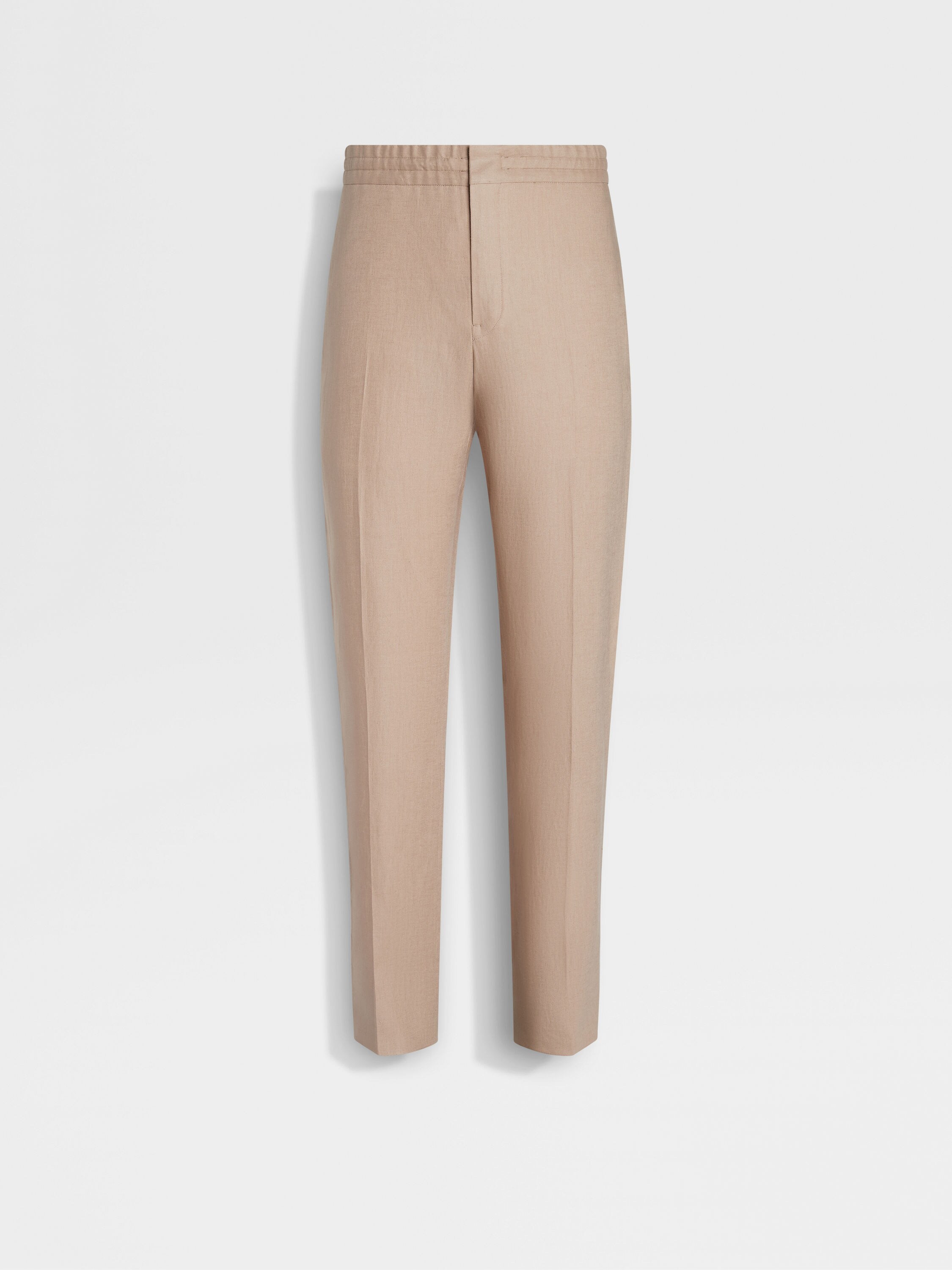 浅灰褐色 Oasi Lino 绿洲亚麻长裤 产品主图