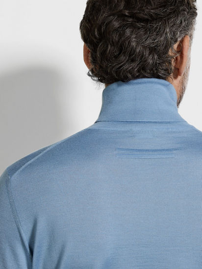 Ermenegildo Zegna CASHSETA LIGHT ニットポロ ZEGNA Cashseta Light Long-Sleeve Polo | Sweaters & Knits | Harry Rosen