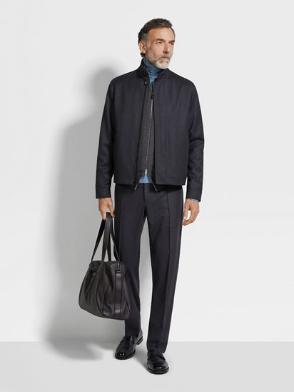 Ermenegildo Zegna CASHSETA LIGHT ニットポロ Black Cashseta Polo Shirt SS26 22504659 | Zegna US
