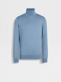 Cashseta：シルク・カシミアブレンドのメンズニットウェア