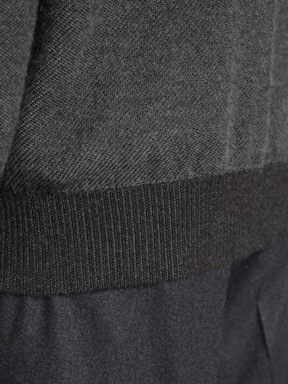 Grey and Dark Brown Cashseta Full Zip Cardigan SS26 35537814