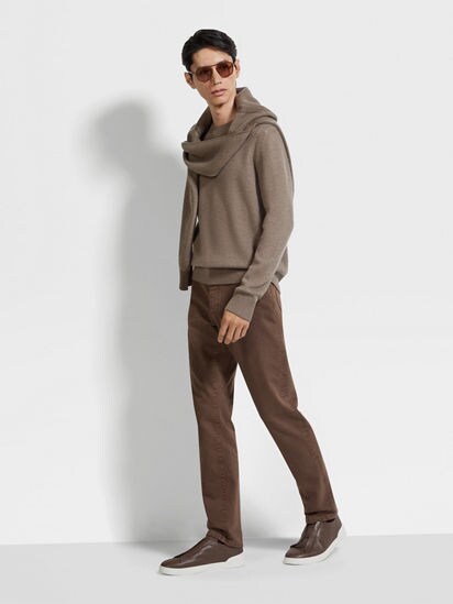 ZEGNA OASI CASHMERE ビジネススーツ ブラウン系