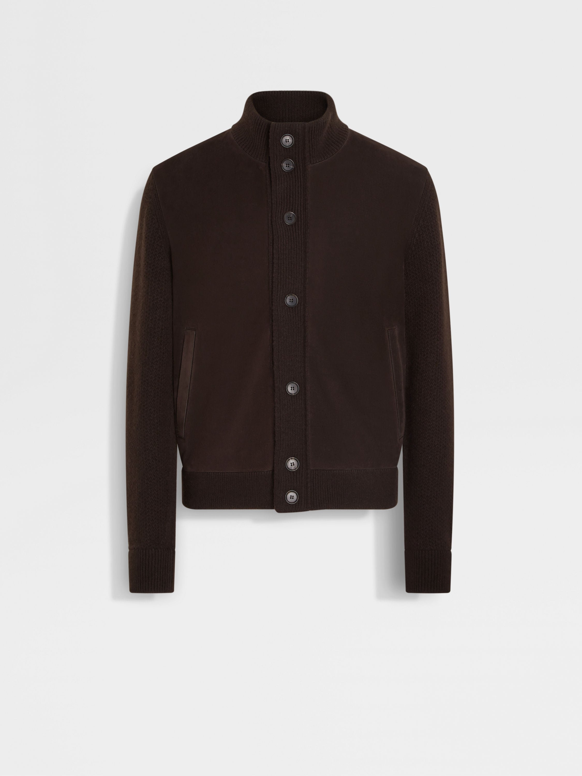 Dark Brown Oasi Cashmere Blouson Main product photo