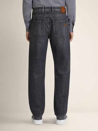 Dark Grey Stone Washed Cotton Roccia Jeans SS26 35518380 | Zegna NL