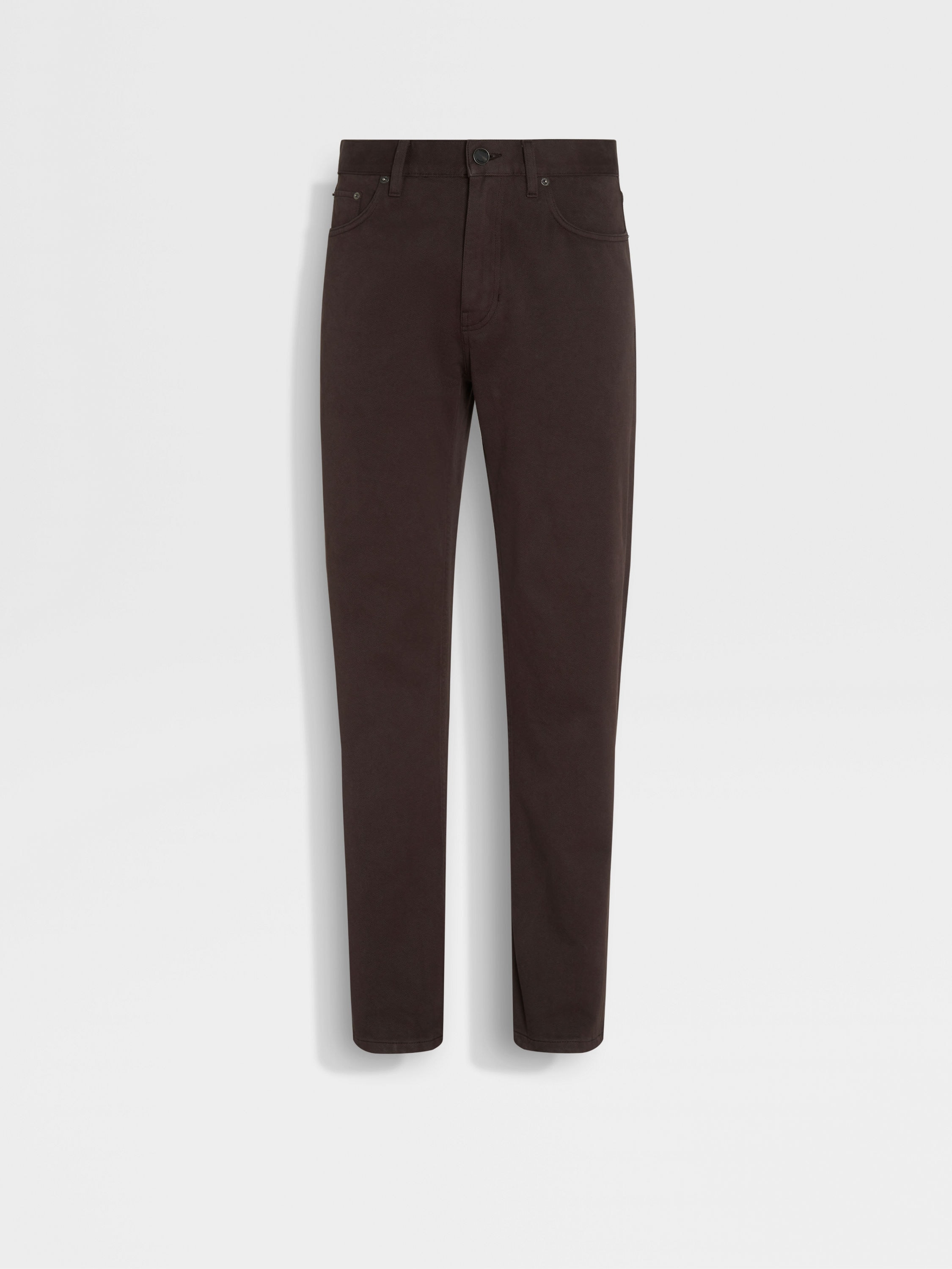 Dark Brown Délavé Roccia Pants Main product photo