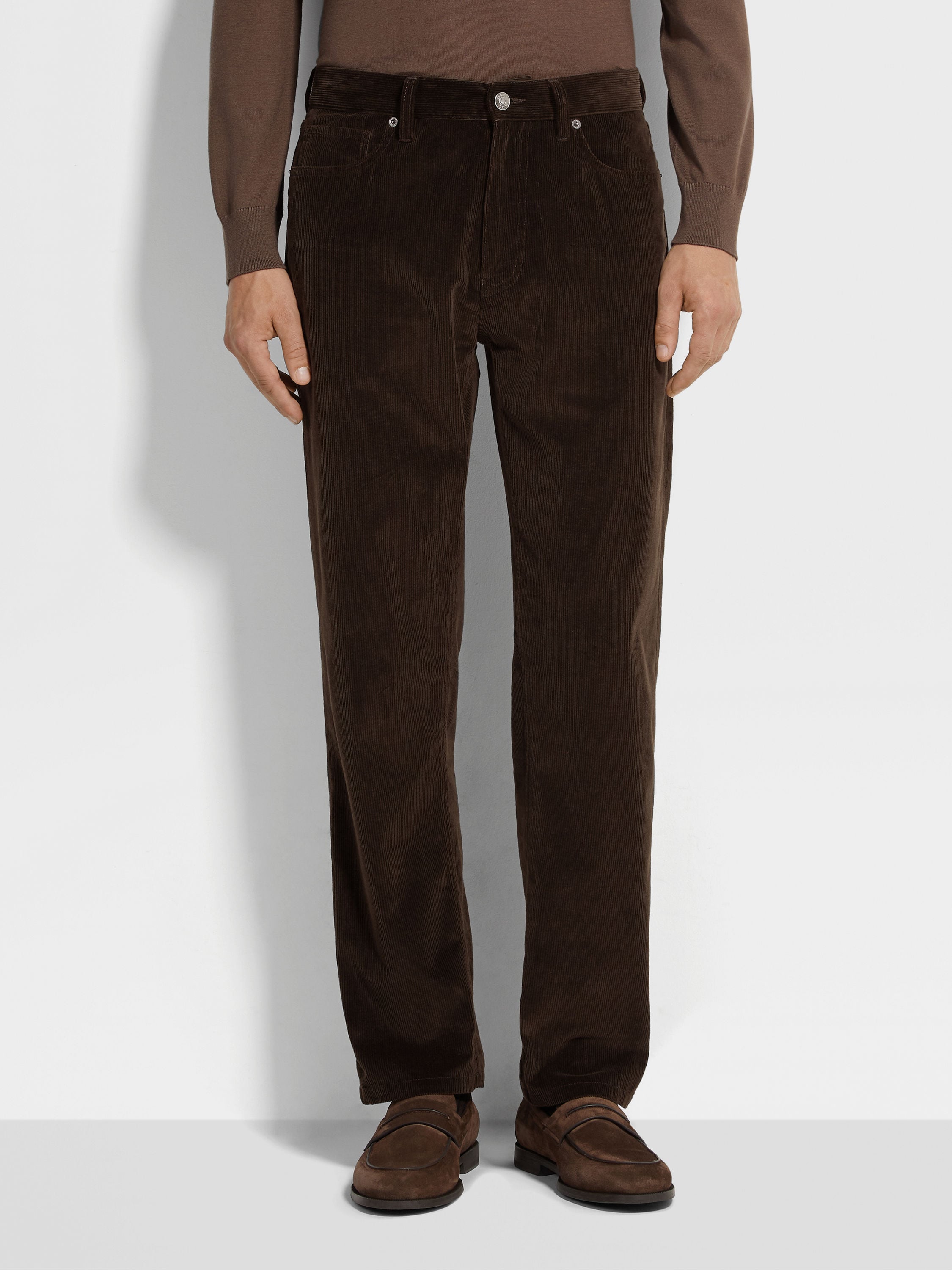 Jeans Roccia in Cashco Marrone Scuro Foto #3 di dettaglio del prodotto