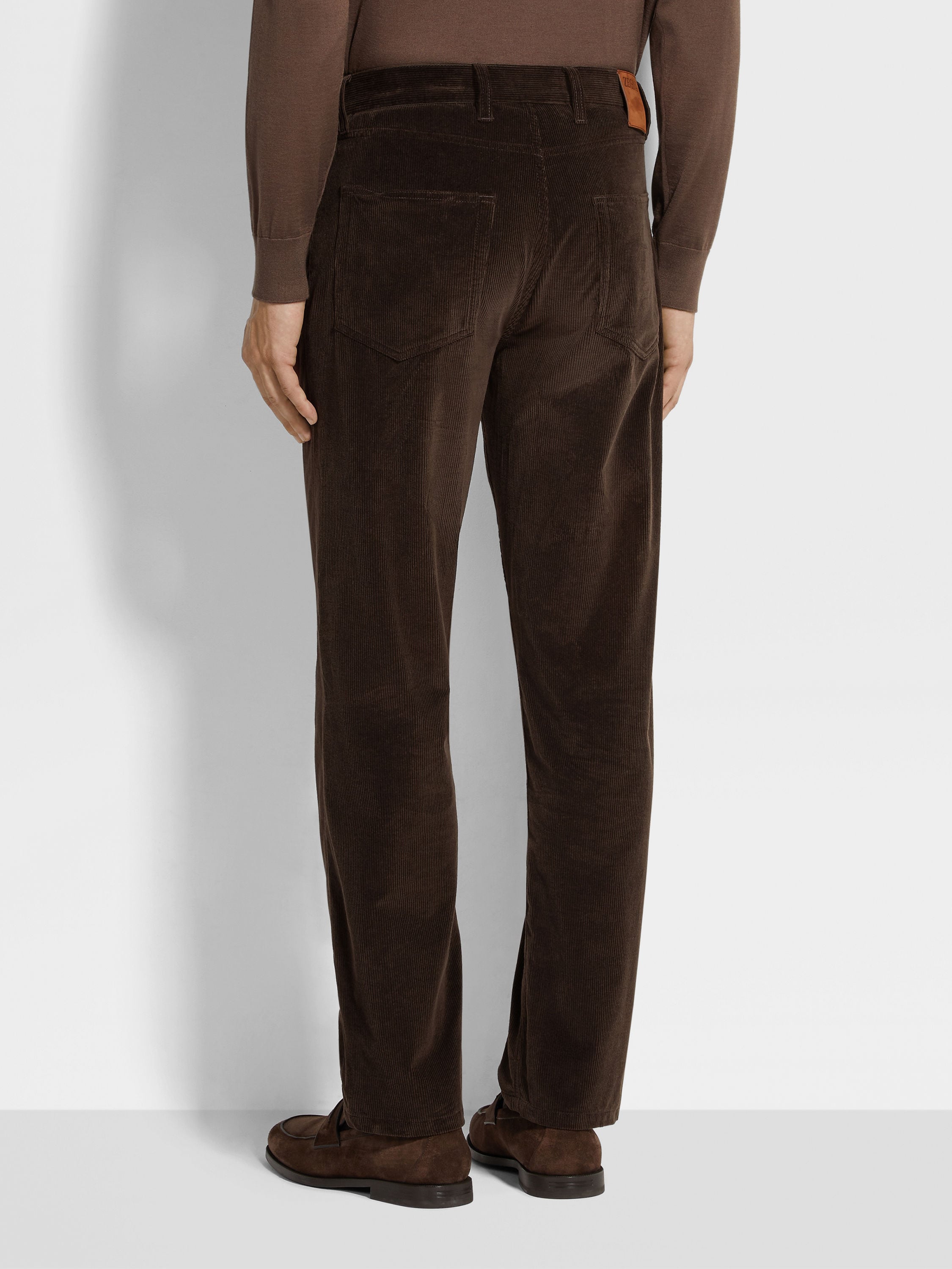 Jeans Roccia in Cashco Marrone Scuro Foto #4 di dettaglio del prodotto