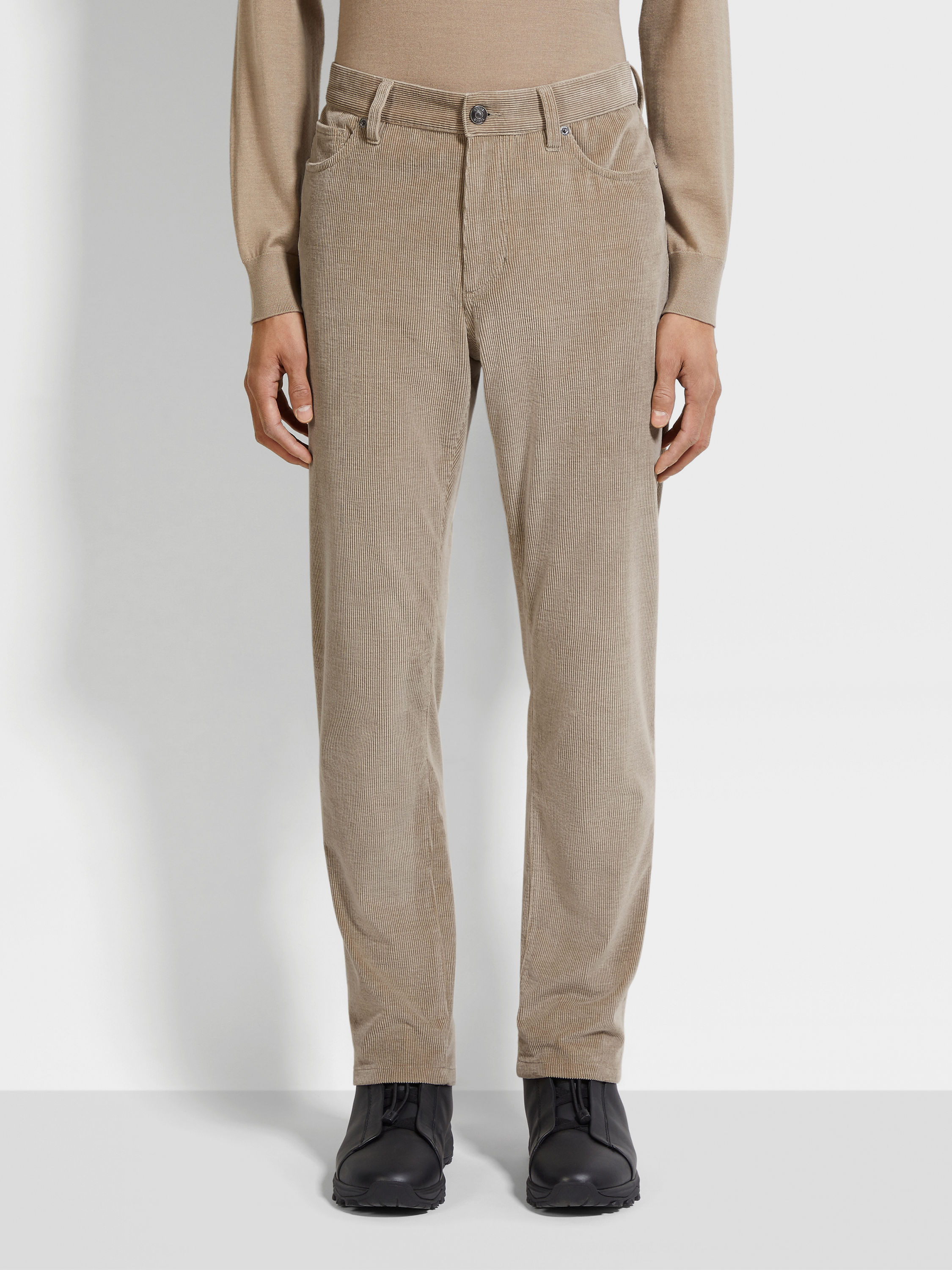 浅灰褐色 Cashco Roccia 牛仔裤 产品细节图 #4