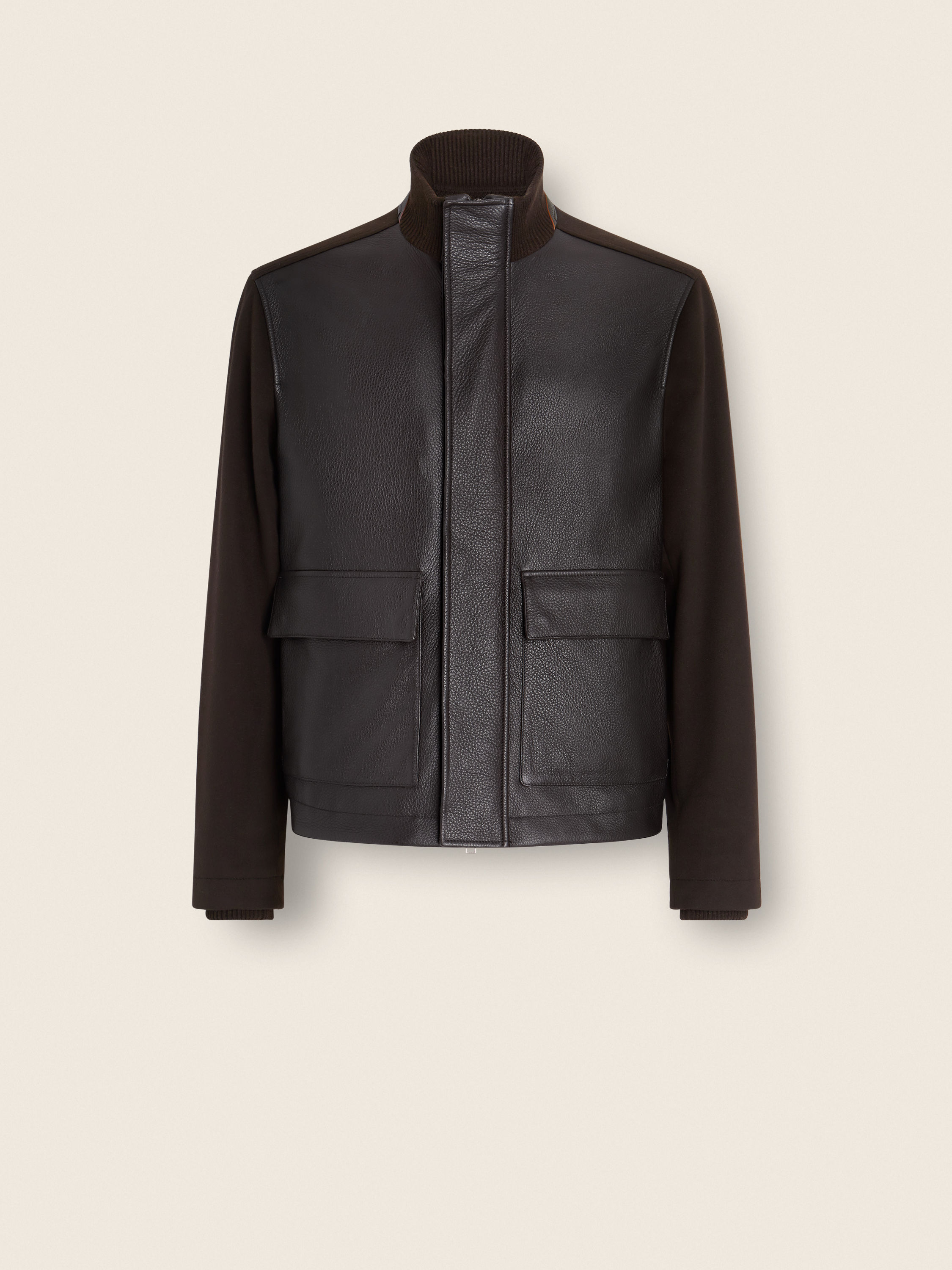 Vellus Aureum and Leather Blouson Main product photo