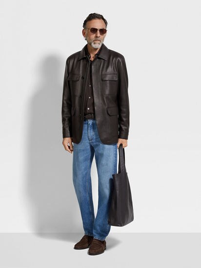 Deerskin Field Jacket SS26 35518204 | Zegna US