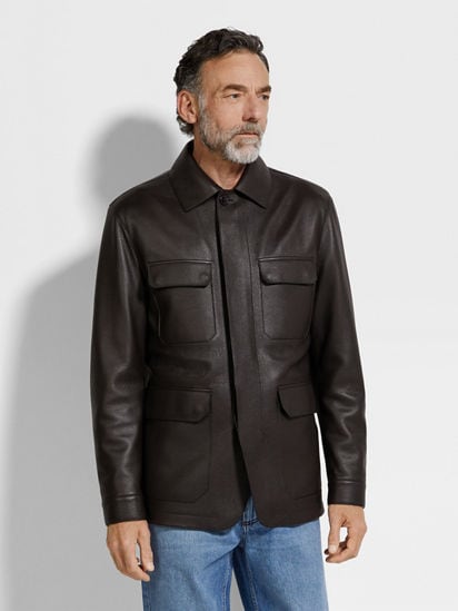 Deerskin Field Jacket FW25 35518204 | Zegna US