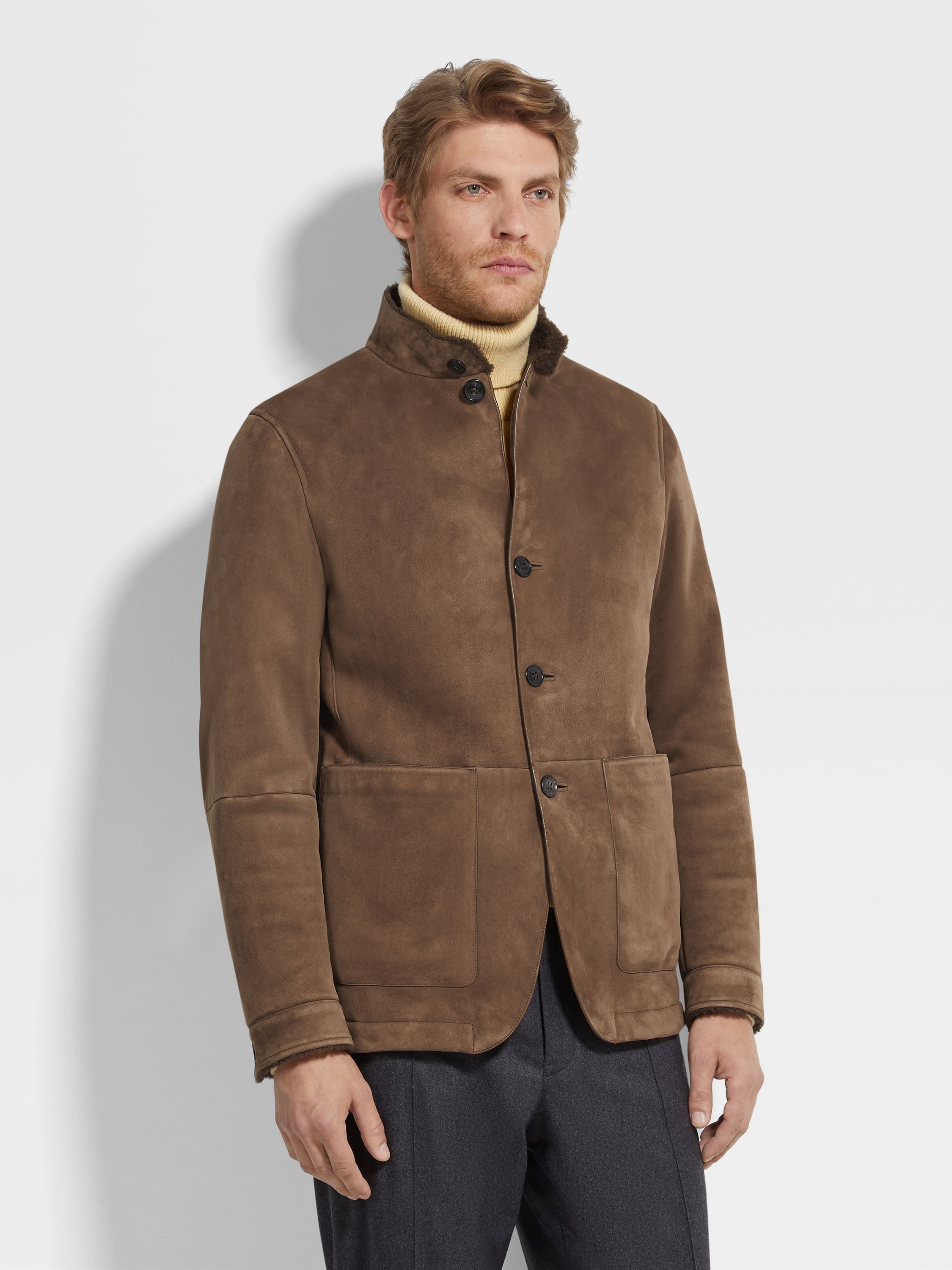 Shearling Il Conte Jacket Product detail photo #3