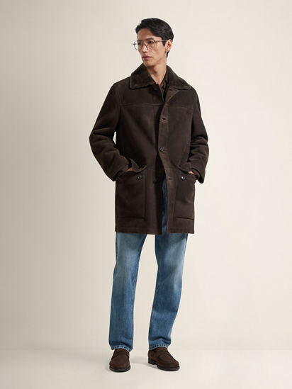 ジャケット・アウター THE TOE Tiergarten Coat Size S Shearling Coat FW26 35518205 | Zegna ROW