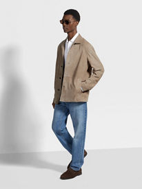 Blue Stone-washed Cotton Roccia Jeans SS26 33688985 | Zegna US