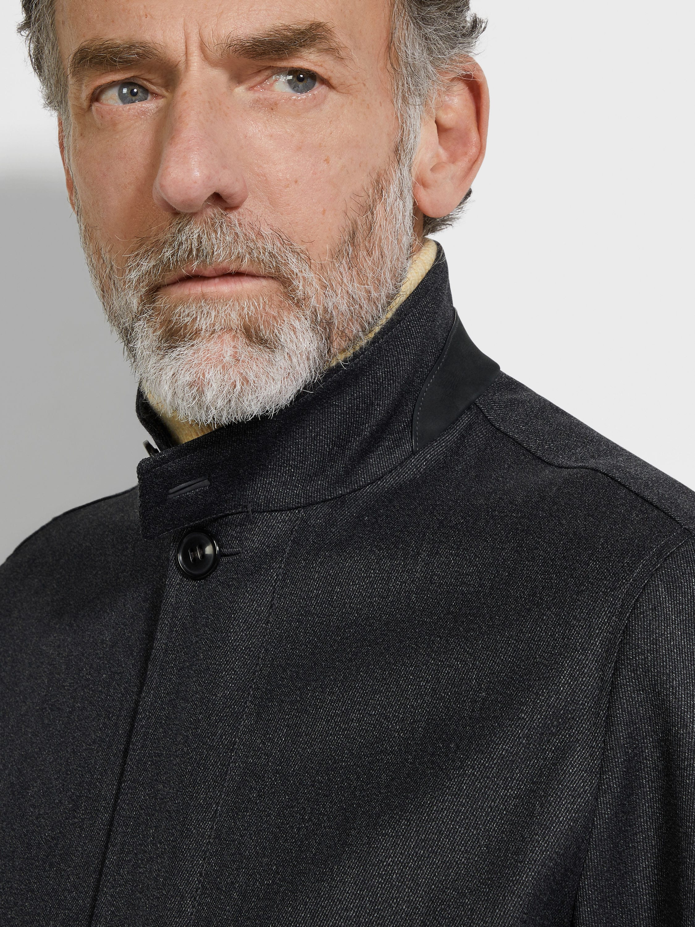 Chaqueta Fina de Lana Foto #2 de detalle del producto