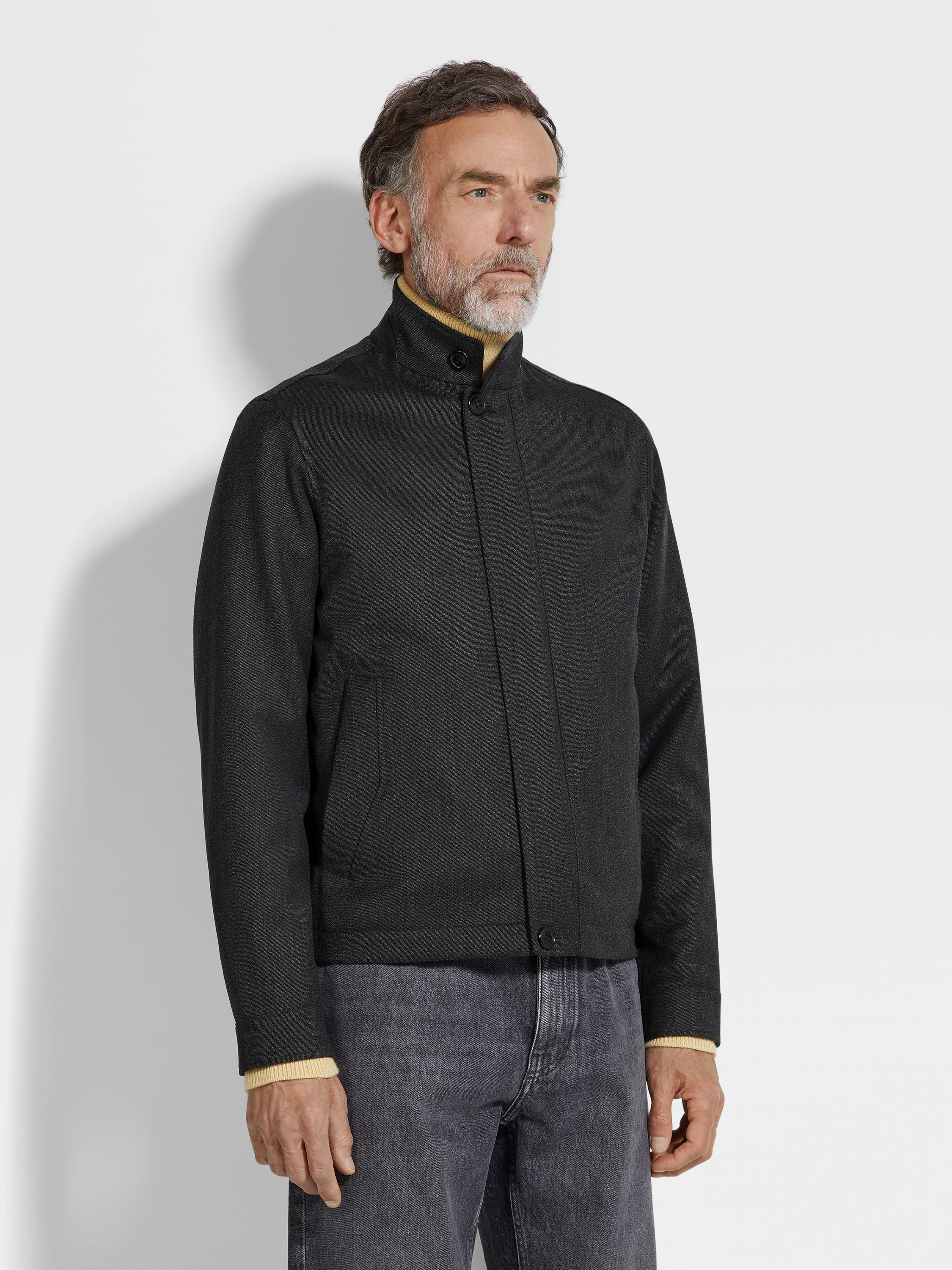 Chaqueta Fina de Lana Foto #3 de detalle del producto