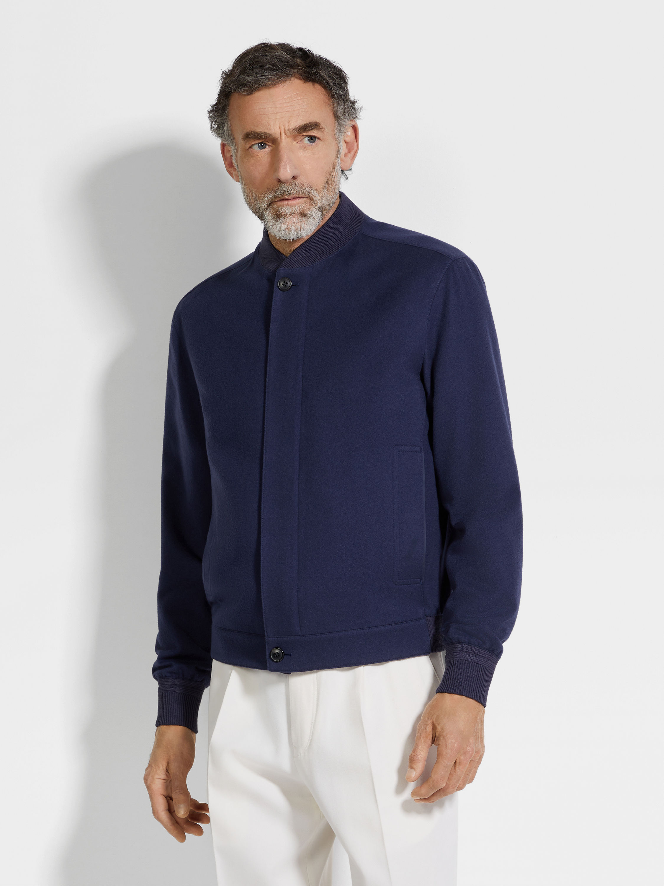 Oasi Cashmere Elementsボンバー 製品詳細写真 #3