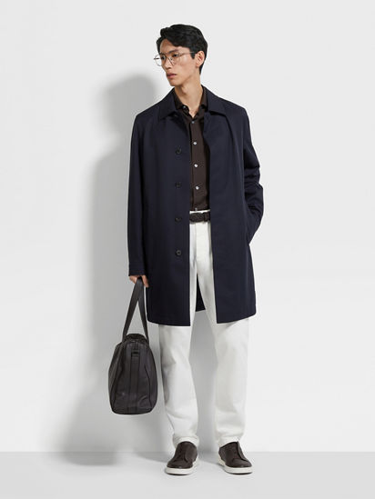 小物 ZEGNA Technical Fabric Motorin 300cc Raincoat FW25 35574859