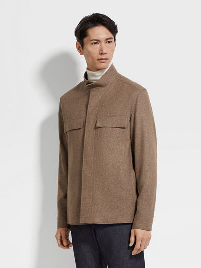 Oasi Cashmere Overshirt FW25 35559167 | Zegna US