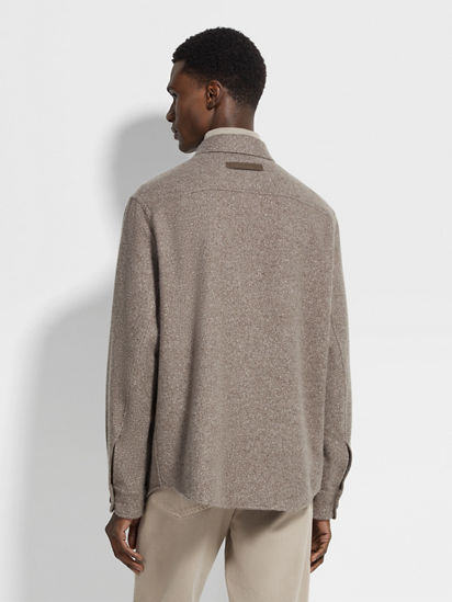【送料&関税込】Stella McCartney Wool Overshirt Cashmere and Silk Overshirt FW25 35578148 | Zegna US