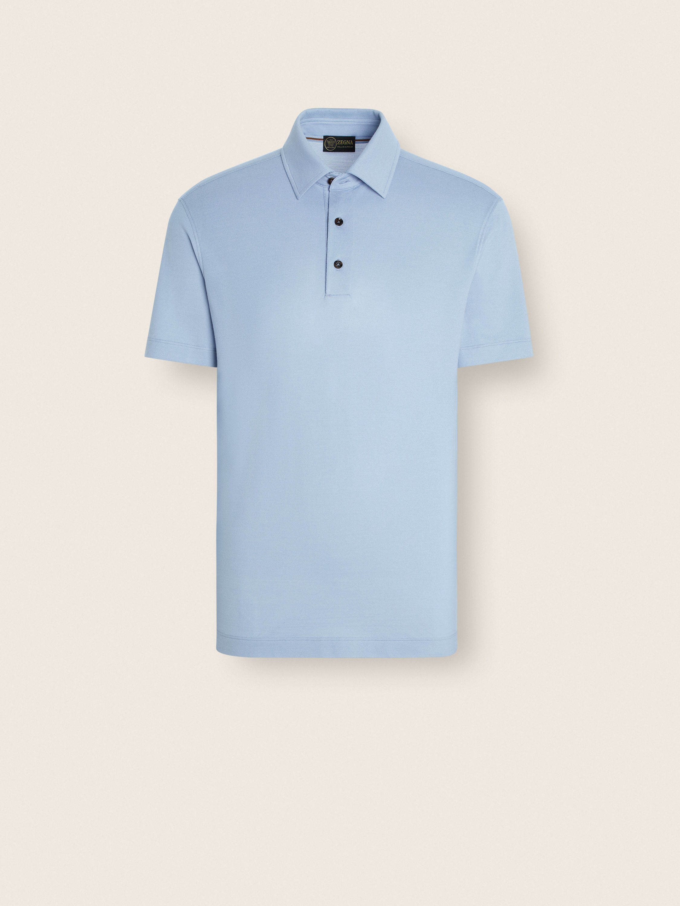 Light Blue Vellus Aureum Polo Shirt Main product photo