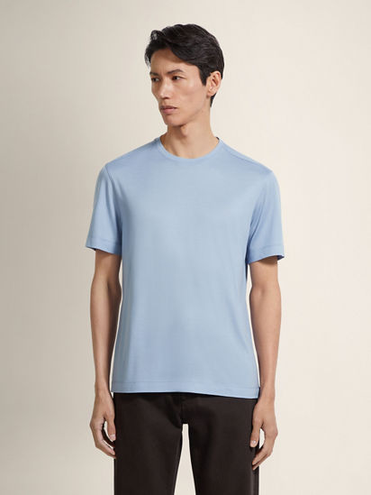 Light Blue Vellus Aureum T-Shirt SS26 35580528 | Zegna MX