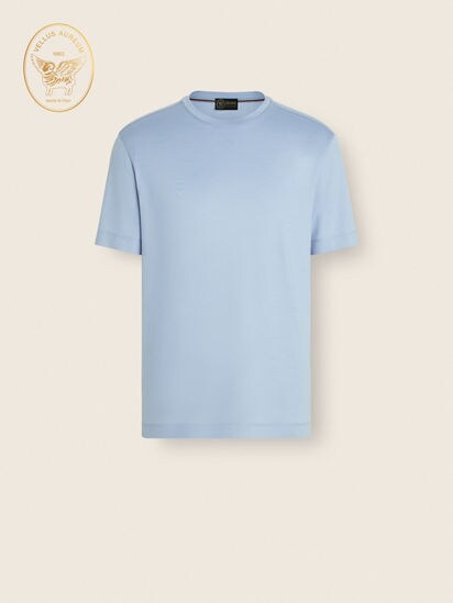 Light Blue Vellus Aureum T-Shirt SS26 35580528 | Zegna MX
