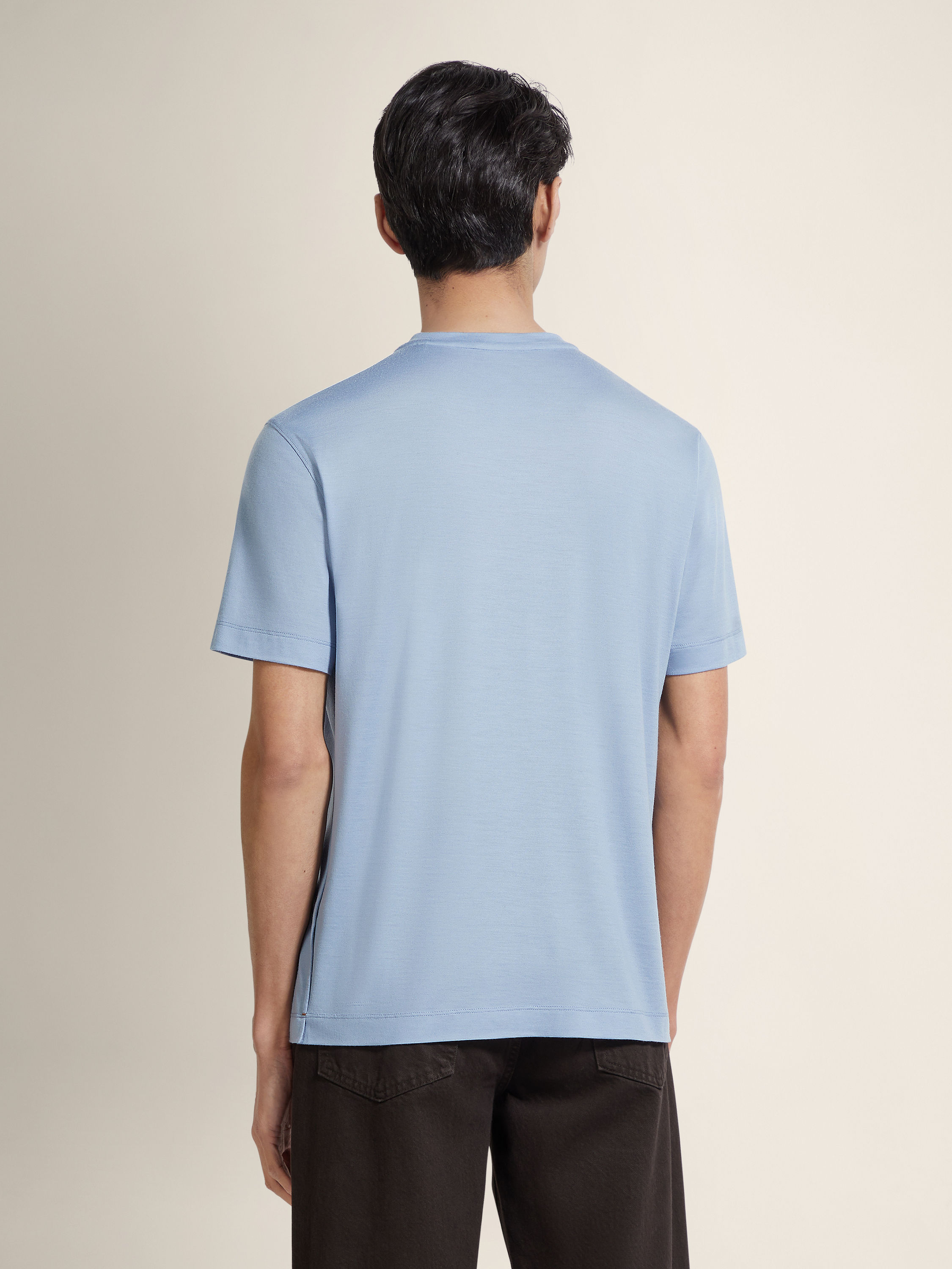 Light Blue Vellus Aureum T-Shirt Product detail photo #4
