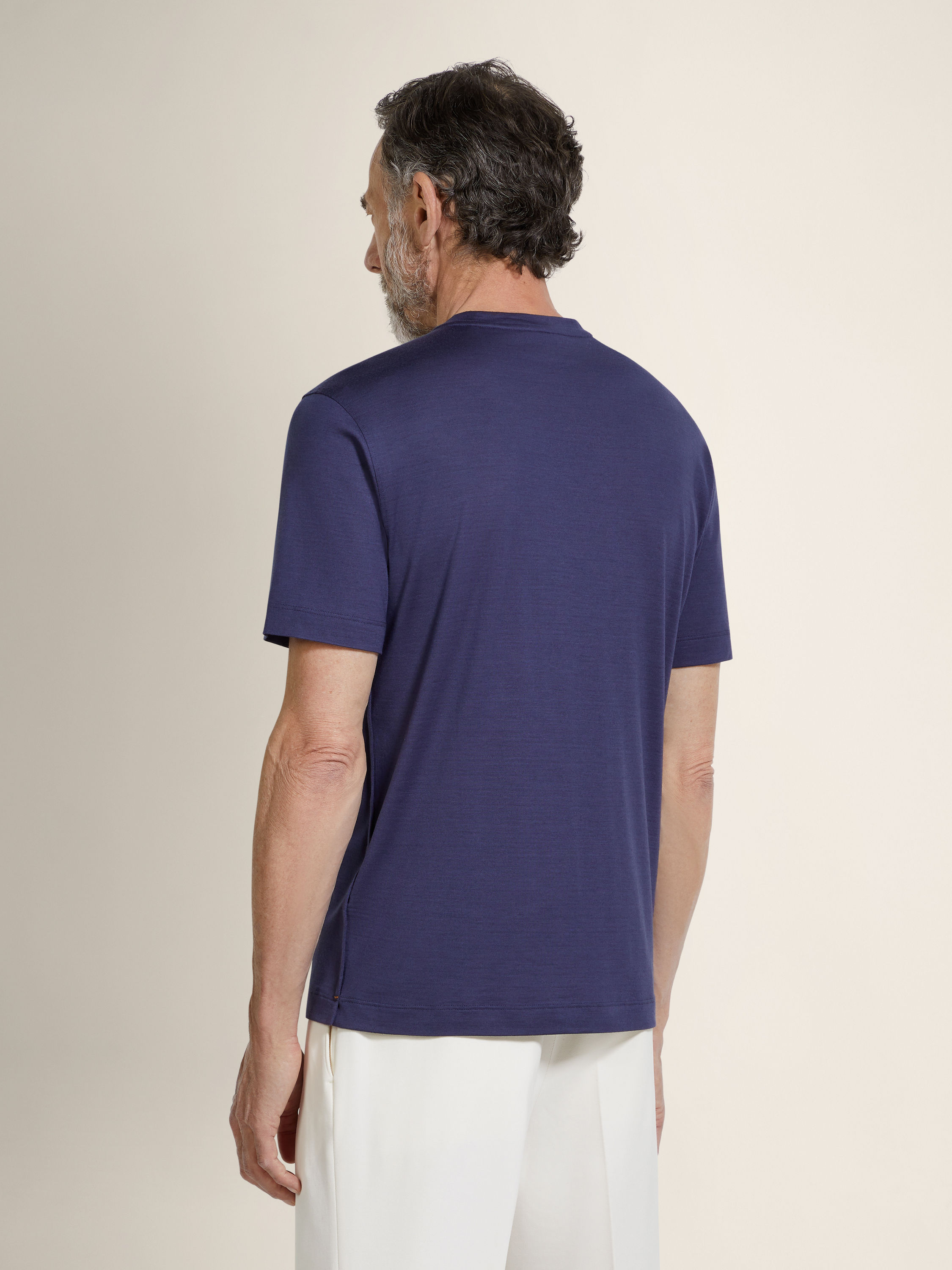 Ink Blue Vellus Aureum T-Shirt Product detail photo #4