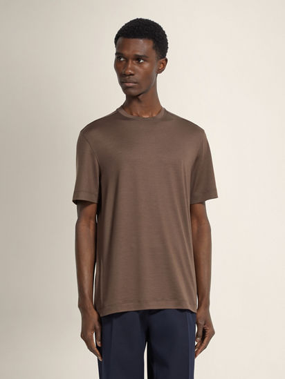 Brown Vellus Aureum T-Shirt SS26 35580535 | Zegna HK