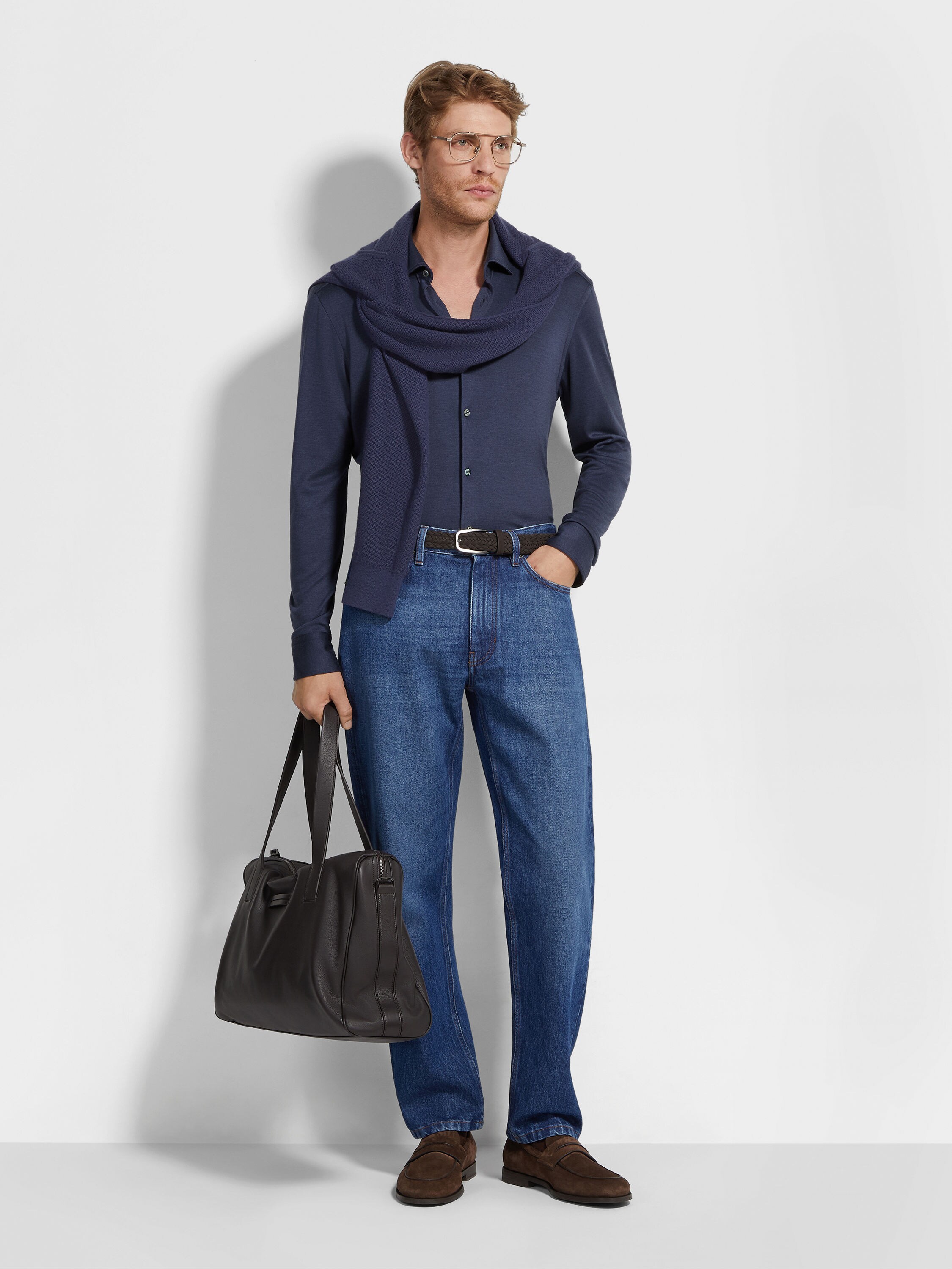 Cashmere and Silk Shirt Product detail photo #1