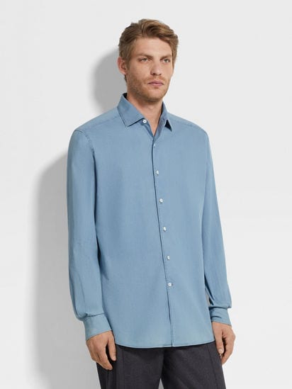 Tシャツ・カットソー ZEGNA FW25 PURE COTTON SHIRT (201602A2 9MS0MT 436) Cotton Shirt FW25 35579176 | Zegna US