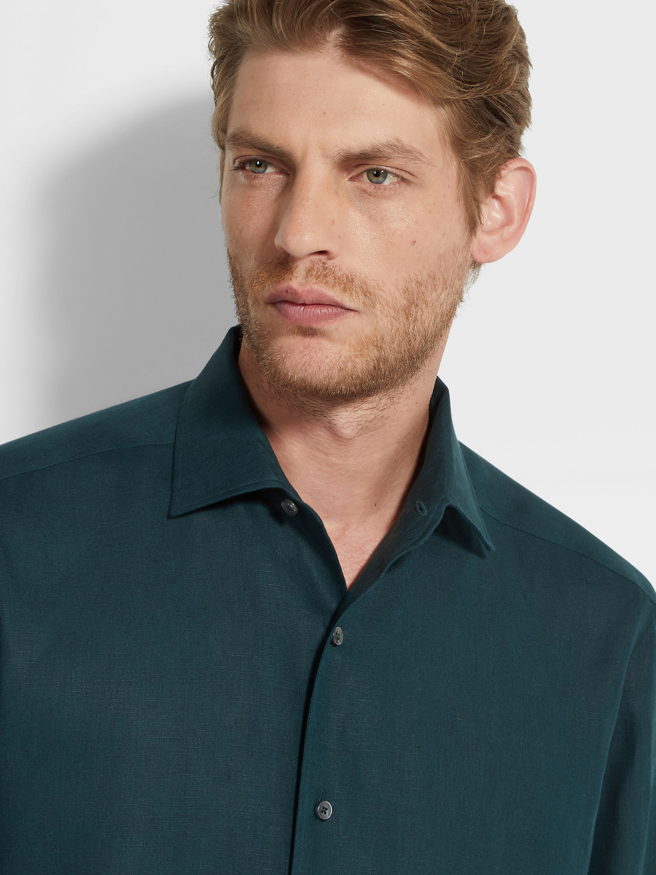 Oasi Lino 绿洲亚麻衬衫 产品细节图 #2