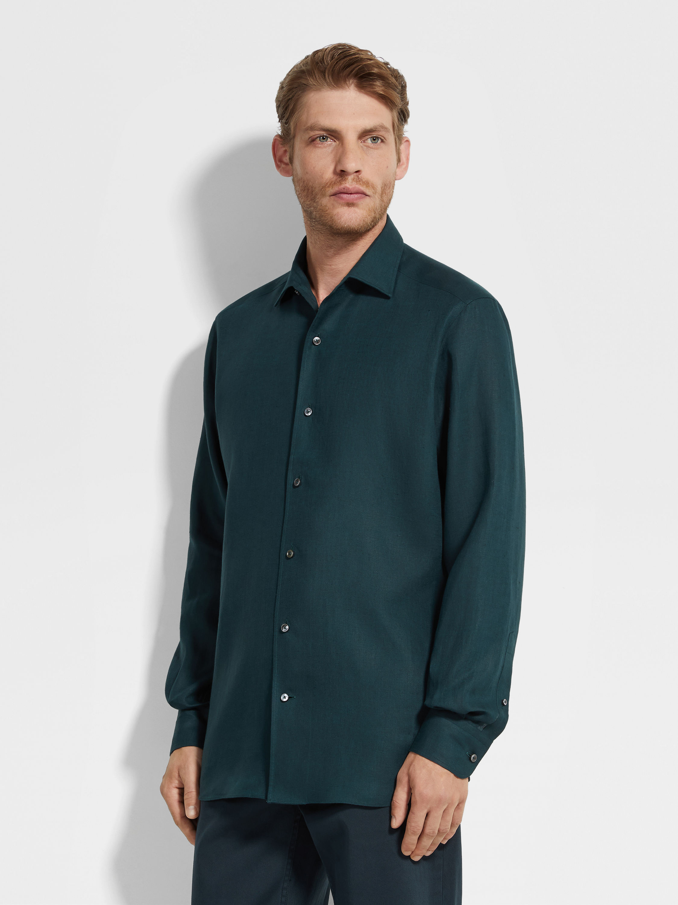 Oasi Lino 绿洲亚麻衬衫 产品细节图 #3