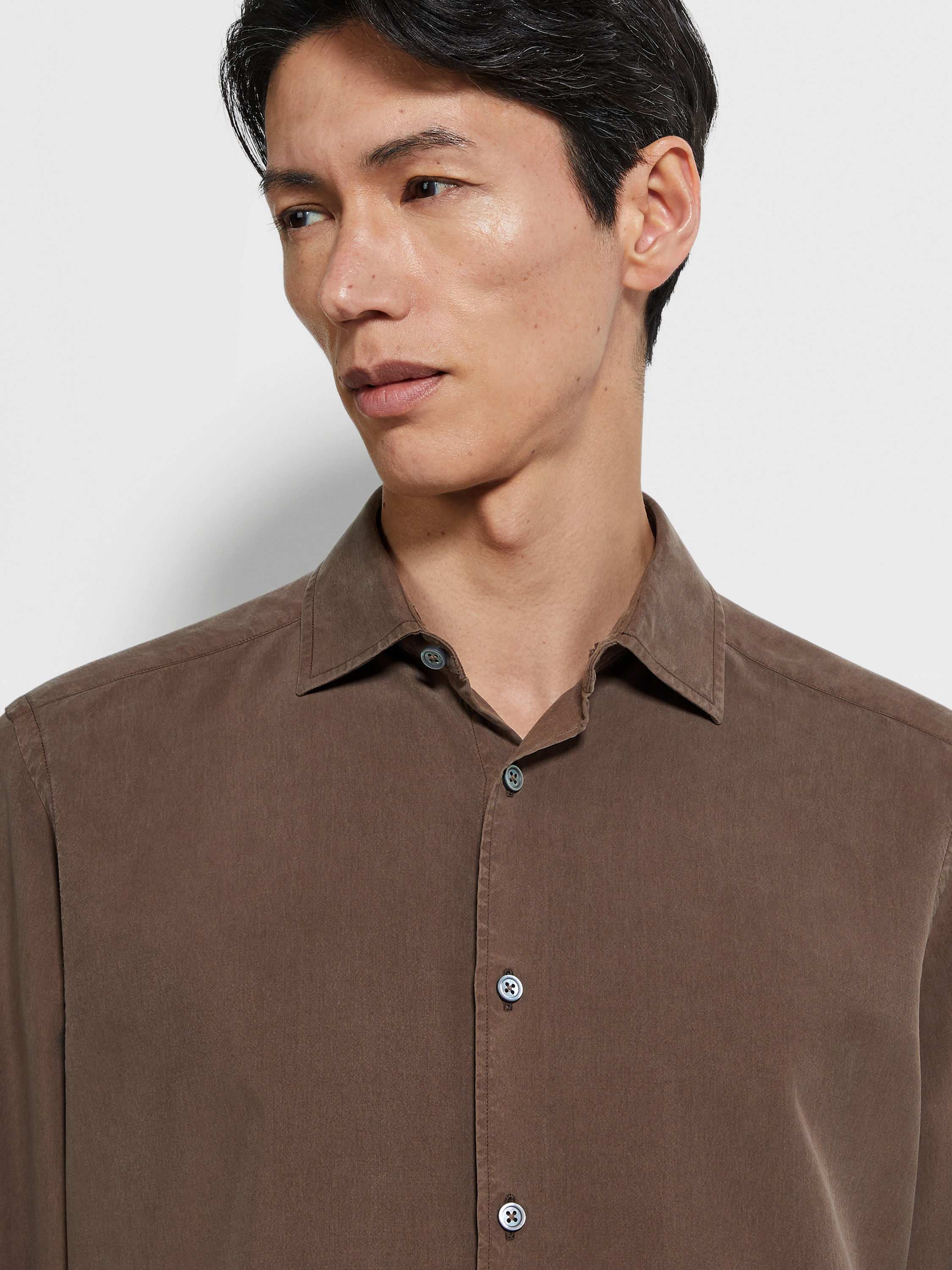 Camisa de Seda Foto #2 de detalle del producto