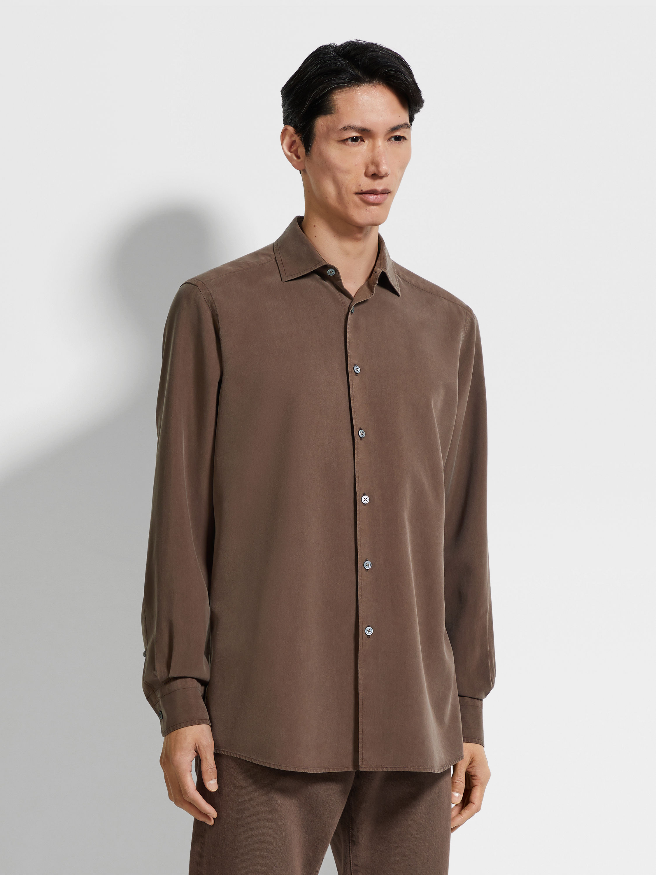 Camisa de Seda Foto #3 de detalle del producto